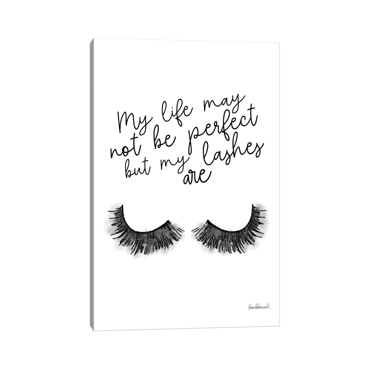 iCanvas "Perfect Lashes" by Amanda Greenwood Canvas Print Bed Bath